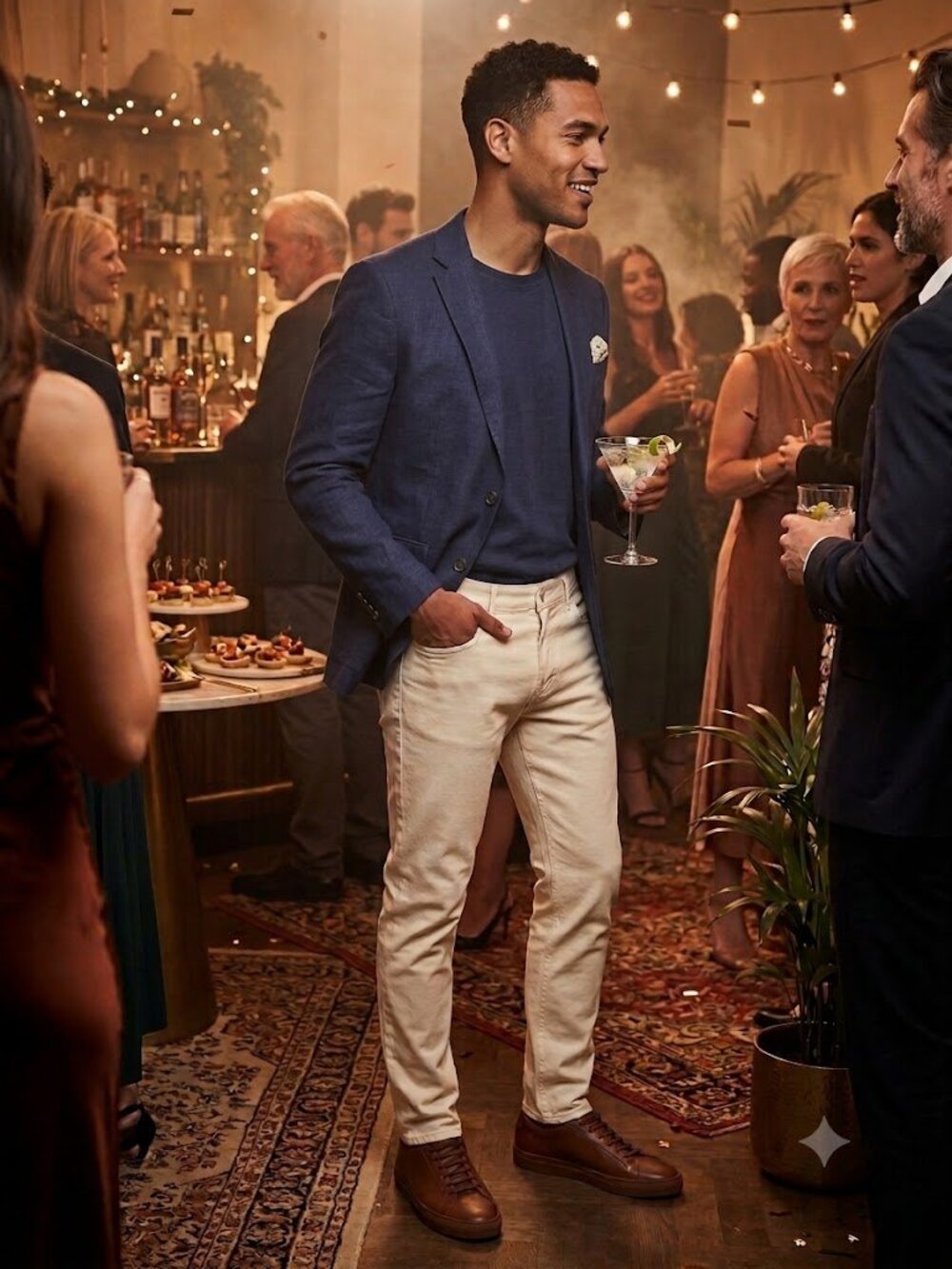 Monfrère Men's Brando Straight Jeans in Cream